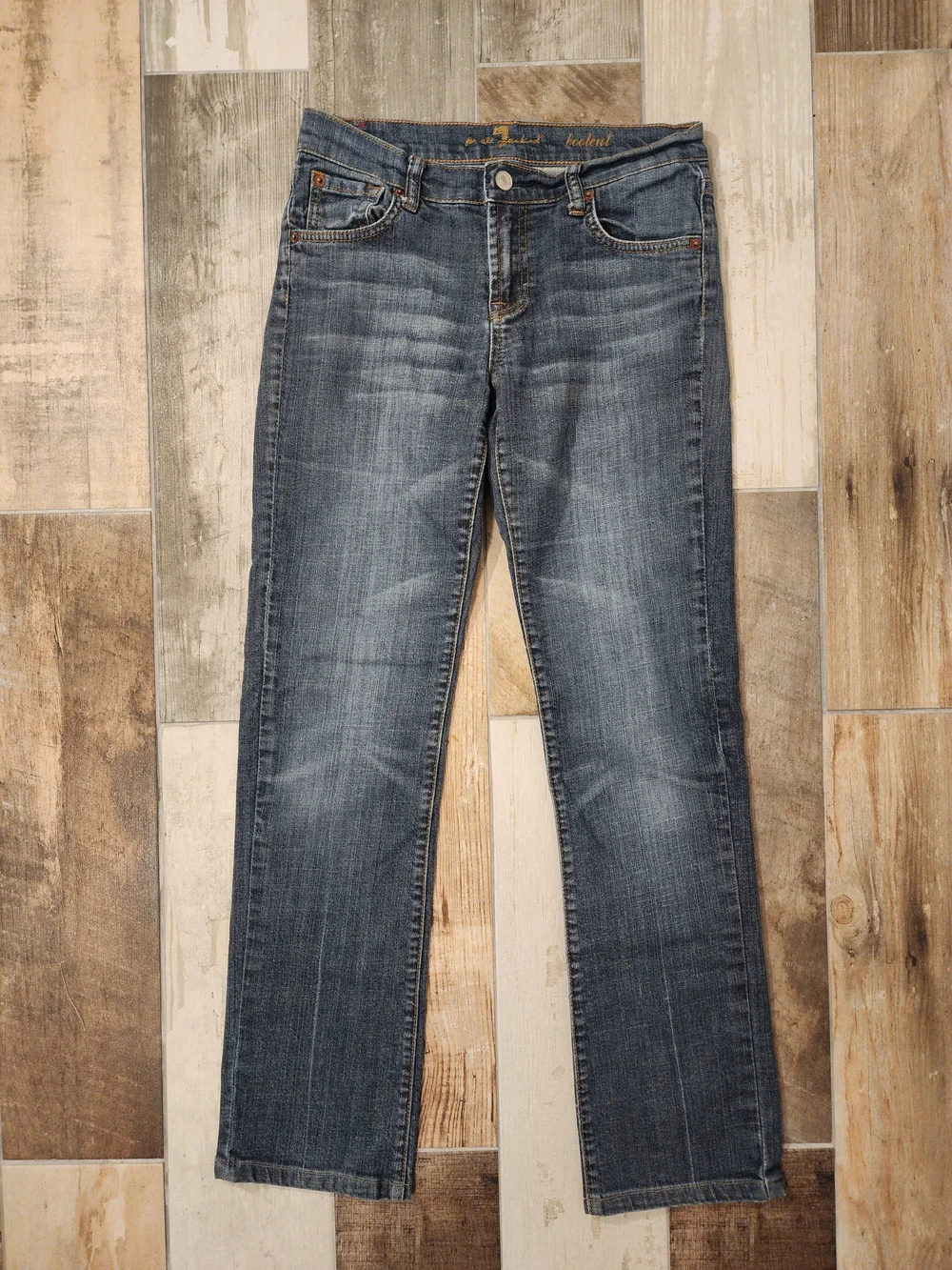 7 For All Mankind Women’s Dark Wash Bootcut Jeans Size 28